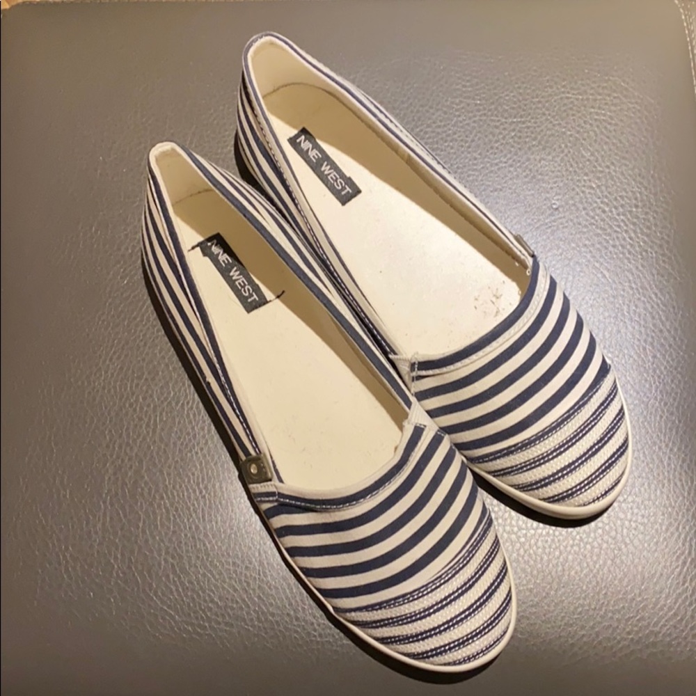 Nine West Flats with Stripes